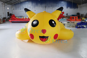 เรือลากน้ำเป่าลมลายปิกาจูสุดน่ารัก สนุกสนาน สำหรับเล่นน้ำในฤดูร้อน - Product Image 3