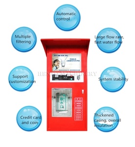 Chất lượng cao nước máy bán hàng tự động/thương mại nước máy bán hàng tự động/push button hoặc quẹt thẻ nước máy bán hàng tự động - Product Image 3