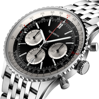 SPARKTIME calendrier d'affaires alarme analogique mouvement mécanique 3Bar étanche couleur argent montre de luxe pour hommes