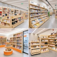 Étagère métallique moderne pour magasin de détail, idéale pour les produits culturels créatifs, les cadeaux et la décoration
