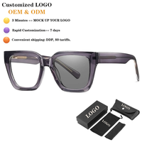 Lunettes photochromiques pour femmes, de haute qualité, en TR90, lunettes photochromiques grises, lunettes unisexes pour femmes