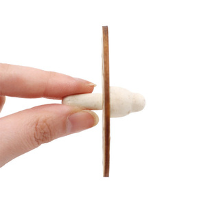 Vente chaude bricolage mini toupies en bois pour enfants projets d'art et d'artisanat - Product Image 6