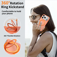 Coque de téléphone magnétique rotative avec support, en PC rigide et TPU souple, protection intégrale pour iPhone 17 18 Pro Max