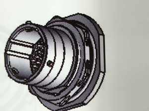 Conectores Eléctricos Hembra de Enchufe Circular Serie GJB599 con 16 Núcleos, Diseño Ligero - Product Image 3