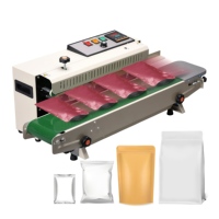 Machine de scellage automatique à haute efficacité FR900, scelleuse horizontale en acier inoxydable pour les sacs et films alimentaires en plastique