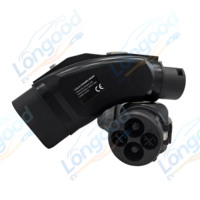 Adaptateur DC Longood CCS2 vers CHAdeMO 200A, station de charge CCS2 pour charger les véhicules électriques CHAdeMO, indice de protection IP54