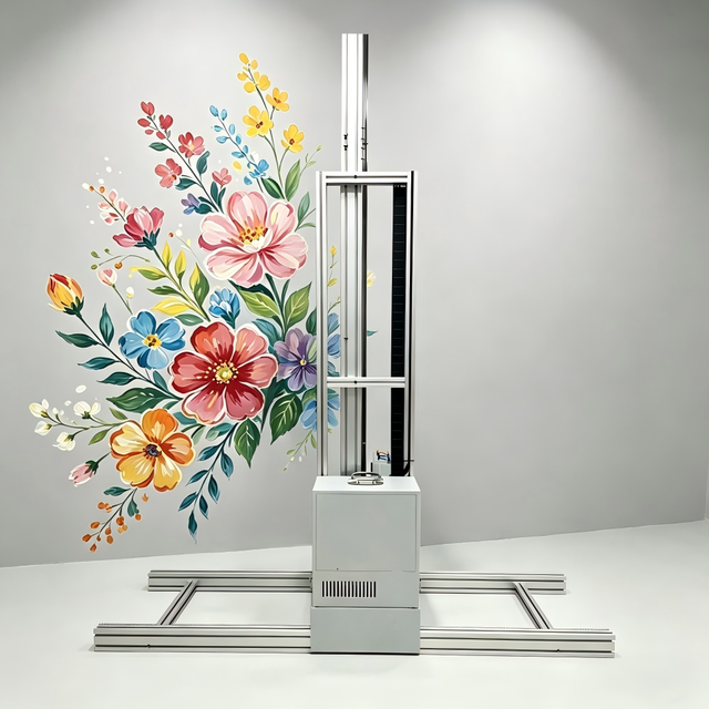 Vertical Wall Printer for Wooden Wall Door Glass Door and Acrylic Plate Metallic Material Decoration