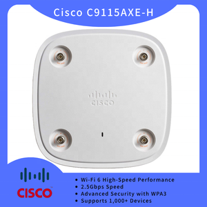 จุดเชื่อมต่อไร้สาย WiFi 6 รุ่น EU C9115AXE-H ซีรีส์ 9100 ความเร็ว 2.5Gbps ระบบรักษาความปลอดภัยขั้นสูง C9115AXE-H - Product Image 3