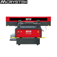Mesin Cetak UV Flatbed AI Visual Positioning 9060 dengan Printhead I3200 Silinder dan Mesin Cetak UV DTF All in One