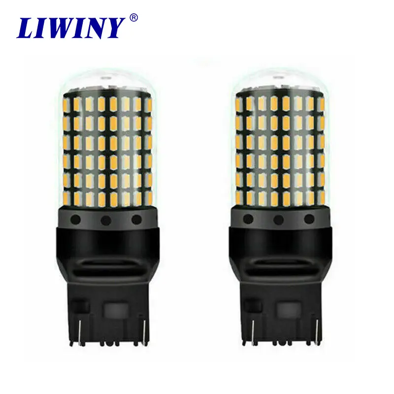 Liwiny Off Road 4x4 Accessories Led Work Lamp Bulb 1156 1157 Ba15s Ba15d Super Bright Canbus 144smd Bulb For Car Signal Light