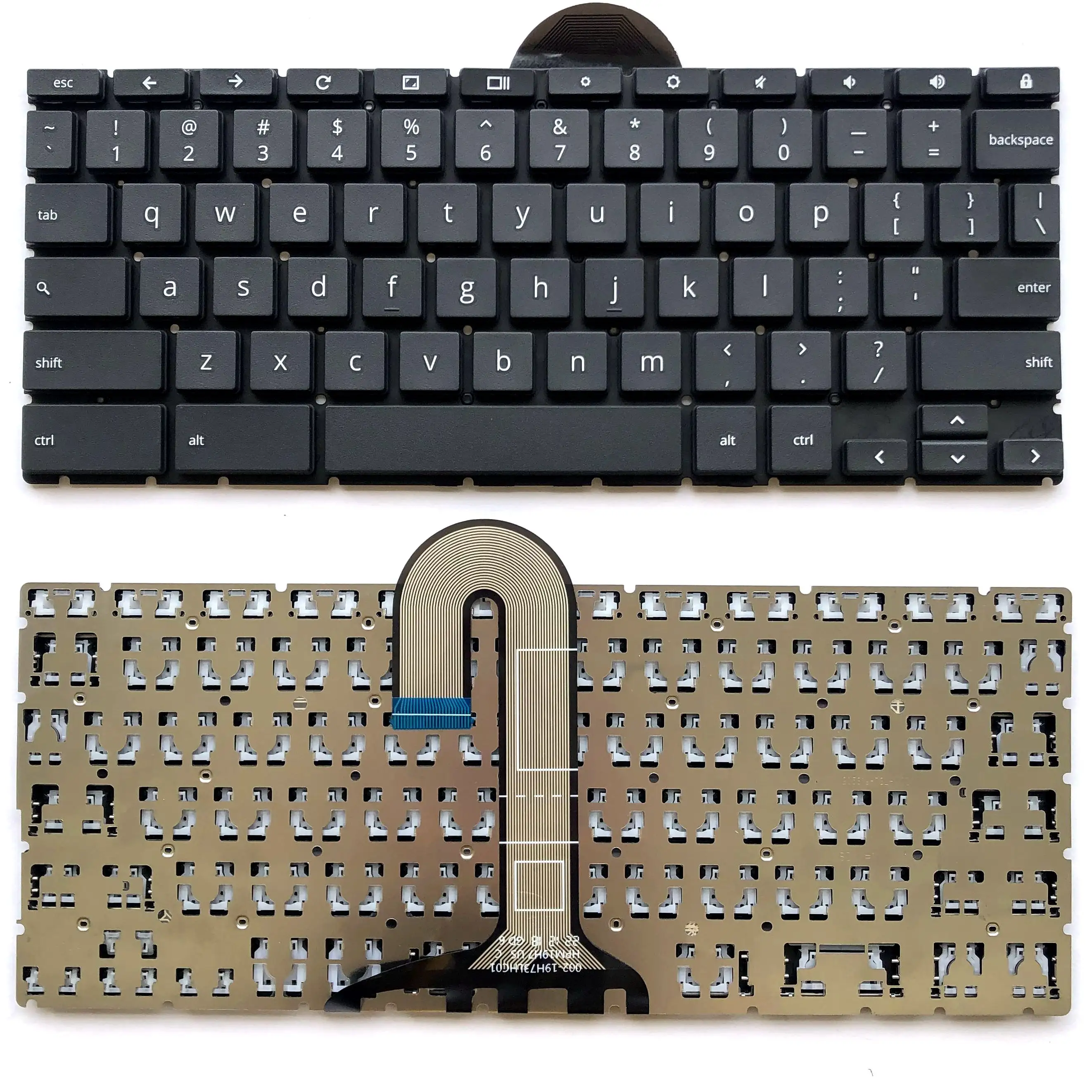 Nuovissimi accessori per Notebook tastiera per Laptop con tastiera personalizzata Ultra sottile per HP Chromebook 0GAM Thick/black Keycap Layout usa