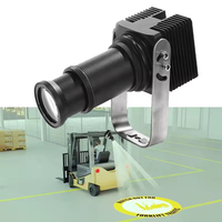 Lampe de signalisation de danger avec logo personnalisé, projecteur virtuel, indicateur de stop pour véhicule, signalisation de flèche directionnelle, lumière d'avertissement LED pour chariot élévateur