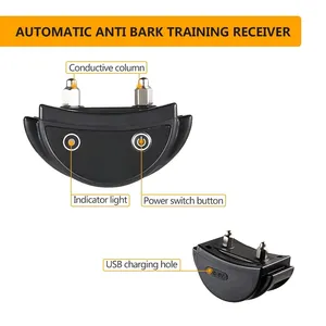 <span class=keywords><strong>Collier</strong></span> de dressage pour <span class=keywords><strong>chien</strong></span> OEM avec télécommande 500M, étanche IPX7, 1100 niveaux de choc, vibration, bip pour chiens de petite et moyenne taille - Product Image 5