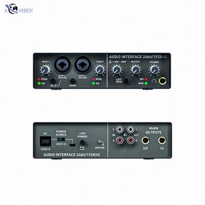 Scheda Audio Digitale Professionale per Registrazione Musicale in Studio e <span class=keywords><strong>Live</strong></span>, Mixer USB, Interfaccia Audio per Mixaggio - Product Image 2