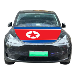 Fundas para Capó <span class=keywords><strong>de</strong></span> Coche con Bandera <span class=keywords><strong>de</strong></span> Corea del <span class=keywords><strong>Norte</strong></span>, 120x150 cm, al por Mayor, Económicas, Resistentes al Desgaste y Duraderas - Product Image 1