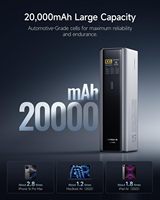 Chargeur Portable CUKTECH 15 Ultra 20000 mAh 140 W 3 Ports USB-C PD3.1 à Charge Rapide, Batterie Externe Intelligente