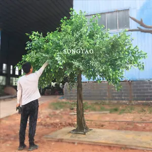 Songtao Haute Simulation Faux Plantes En Plastique Intérieur Extérieur Jardin décoration fausses plantes