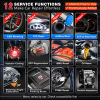 Nouveau scanner automobile OBD2 LAUNCH CRP129E V3.0, diagnostic de 4 systèmes, prise en charge CANFD & DOIP, lecteur de codes pour voitures 12V