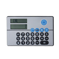 Calculatrice de conversion euro à double écran promotionnelle, calculatrice électronique de poche à 8 chiffres