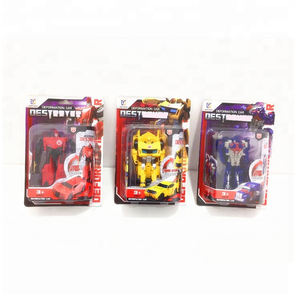 Robot <span class=keywords><strong>de</strong></span> plástico inteligente para niños, juguete <span class=keywords><strong>de</strong></span> coche <span class=keywords><strong>de</strong></span> deformación - Product Image 3