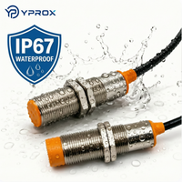 Sensor Proximitas Induktif Industri YPROX untuk Seri IP67 Tahan Air, Jarak Deteksi 5-8mm, Output NO/NC, 10-30V DC
