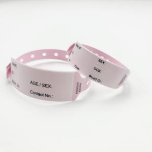 2024 monouso paziente ospedale medico scritto sulla madre e bambino braccialetti con numero di serie - Product Image 3