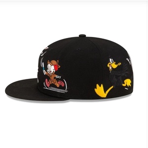 Casquette Snapback Unisexe Ajustée en Sergé Acrylique à 6 Panneaux avec Logo Personnalisé, Style Image, Utilisation Quatre <span class=keywords><strong>Saisons</strong></span>, Vente en Gros - Product Image 3