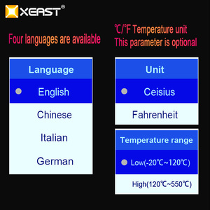 กล้องถ่ายภาพความร้อน XEAST รุ่น XE-29 หน้าจอสี TFT ขนาด 2.8 นิ้ว ความละเอียด 120*90 สำหรับตรวจจับการรั่วไหลในท่อและผนัง - Product Image 5