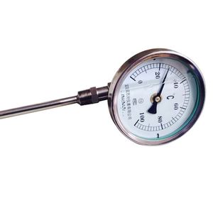 Custom-made Aseismatic WSS Series Industrial Stainless Steel Bimetallic <b>Thermometer</b> - Product Image 1