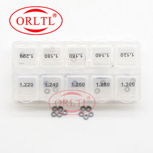 ORLTL 100 Pcs Common Rail Injector Adjusting <strong>Washers</strong> <strong>Shims</strong> Gasket B24 Adjustment Standard Sealing <strong>Washer</strong> Size 1.12mm-1.30mm - Product Image 5
