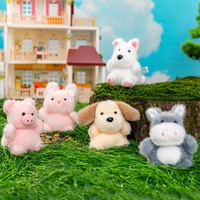 Peluche Mini Panda Koala Mignonne, Pendentif Sac à Dos Éléphant, Porte-clés Chat Chien, Poupées Promotionnelles, Cadeau d'Activité, Vente en Gros, Polyester