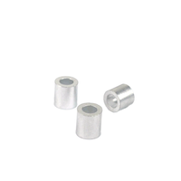 Pince de câble en aluminium pour câble métallique, à trou unique, ovale, à double trou, à trou rond, zinguée, pour protection de câble, Carton YC-0000
