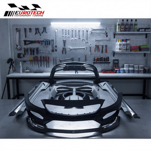Kit carrosserie style PD pour <span class=keywords><strong>MB</strong></span> Classe C W205, pare-chocs avant convertible pour <span class=keywords><strong>MB</strong></span> Classe C Coupé C63, pare-chocs 2015-2017 - Product Image 2