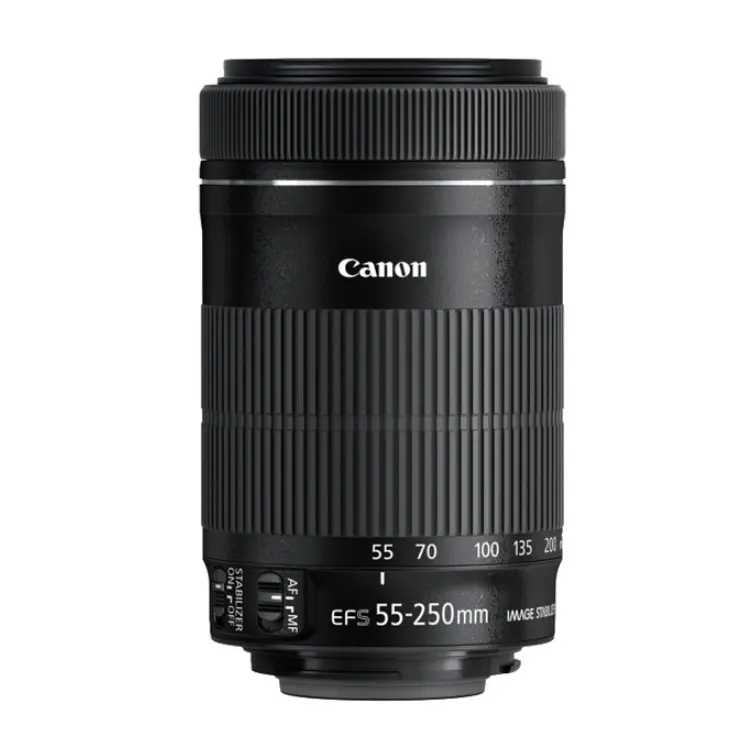 เลนส์ใหม่สำหรับ Canon EF-S 55-250มิลลิเมตร F/ 4-5.6เป็นภาพเทเลโฟโต้เลนส์ EFS 55-250มิลลิเมตร F/ 4-5.6เป็นเลนส์สำหรับกล้อง Canon