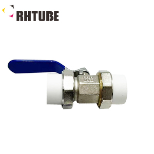 Rhtube nóng chảy kết nối van bi bằng đồng để sưởi ấm với Công Đoàn đôi PPR - Product Image 2