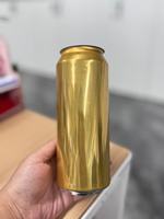 Canette en aluminium personnalisée de 16 oz (473 ml) ou 500 ml, imprimée, mate ou brillante, noire ou blanche, pour bière, boisson