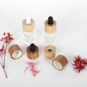 IBELONG Tapas de Plástico Estilo Bambú de 18 mm con Rosca para Botellas, Frascos y Viales de Vidrio, 100 Unidades MOQ, Cierres para Envases - Product Image 2