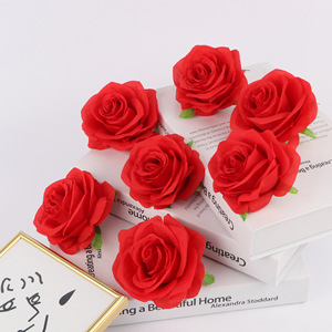 Têtes de roses artificielles Wen Hope 8 cm en soie pour décoration de mariage, guirlande, couronne - Product Image 3