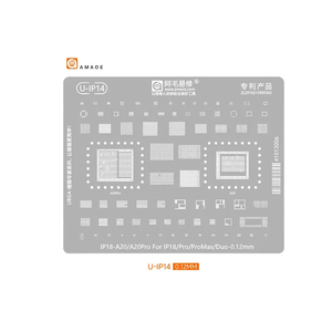 Malla de Acero Estañado Amaoe para Capa Intermedia/CPU, Compatible con Apple iPhone 18/Max/Duo/<span class=keywords><strong>A20</strong></span>/Pro - Product Image 3
