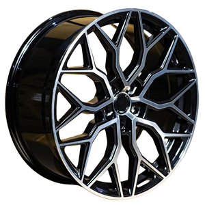 Jantes <span class=keywords><strong>de</strong></span> voiture en aluminium fiables Kipardo, 20 pouces, 5x120, noires usinées, pour l'amélioration des voitures <span class=keywords><strong>de</strong></span> luxe - Product Image 1