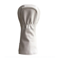 Housse de protection de luxe YOPRAL en PU pour clubs de golf, imperméable, doublure en velours, pour driver, fairway wood, hybride, fer, avec logo brodé personnalisé