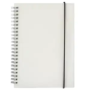 Tel yara Spiral defter ciltli nokta ızgara defter B5