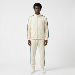 Conjunto deportivo informal de dos piezas para hombre, con sudadera con cremallera y pantalones para otoño, ropa deportiva informal. - Product Image 1