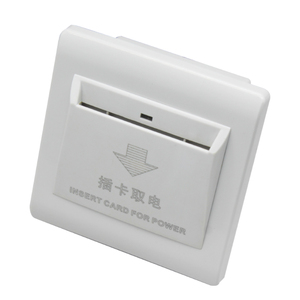 Tarjeta de Hotel de Alta/Baja Frecuencia para Interruptor de Energía, Compatible con Cualquier Tipo de Tarjeta, Interruptor de Tarjeta Normal AC220V 40A, Utilizado en Hoteles - Product Image 1