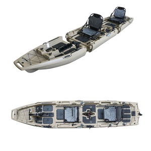 Vicking nhà máy giá dành cho người lớn giải trí <span class=keywords><strong>Kayak</strong></span> & canoe thể thao dưới nước thuyền đánh cá Modular vật liệu PVC - Product Image 5