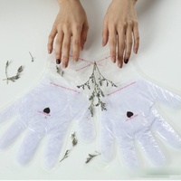 1 Paar 2-in-1 Paraffin-Badewannen-Einlagen, Baumwoll-Therapiehandschuhe und warme Handbezüge mit Lavendelduft zur Handpflege