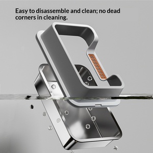 Bac à litière pour chat manuel de luxe extra large carré en acier inoxydable et plastique avec couvercle facile à nettoyer, capacité de 20 L pour les gros chats - Product Image 4