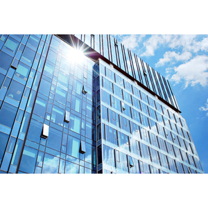 Mur-rideau en verre moderne pour <span class=keywords><strong>façade</strong></span> de bâtiment avec profilé en aluminium, verre double Low-E écoénergétique - Product Image 5