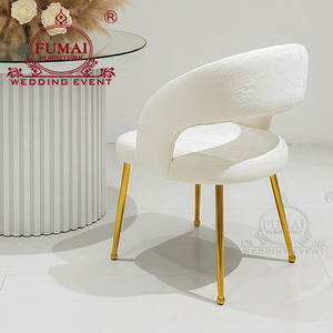 Modern Durable Stainless Steel & PU Leather Upholstered Dining <b>Chair</b> for Restaurant Living Room & Villa Use - Product Image 5