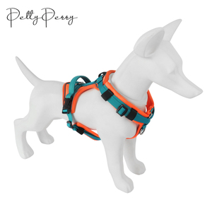 Arnés de Perro Ajustable de Alta Resistencia con Hebilla Metálica Táctica, Personalizado, Anti-Tirones, Suave, Transpirable, de Nailon y Neopreno Acolchado, con Rayas a la Moda - Product Image 6